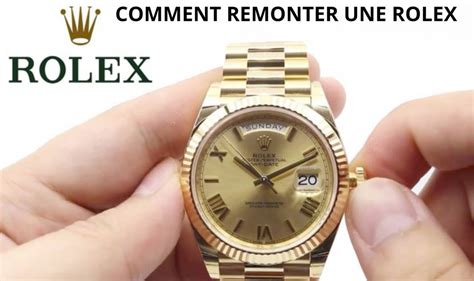 remontoir rolex cassé|COMMENT REMONTER UNE ROLEX, ETAPES PAR ETAPES.